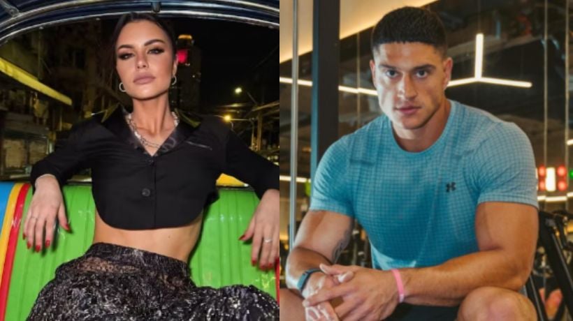 Sammis Reyes y Miss Universo Chile Emilia Dides en la apertura de nuevo espacio deportivo en Antofagasta