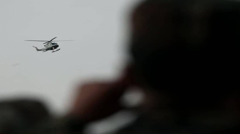 Helicóptero del Ejército debió realizar aterrizaje de emergencia en la comuna de Traiguén