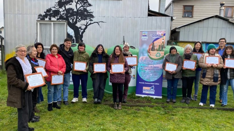 Certificación del proyecto de reciclaje del vidrio en Chonchi