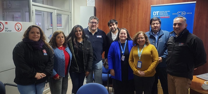 CUT provincial Valdivia se reunió con servicios del ministerio del Trabajo y Previsión Social