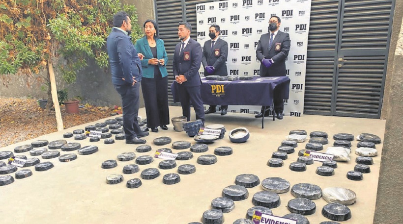 En brocas mineras ocultaban 200 kilos de cocaína: descubren cargamento en Arica