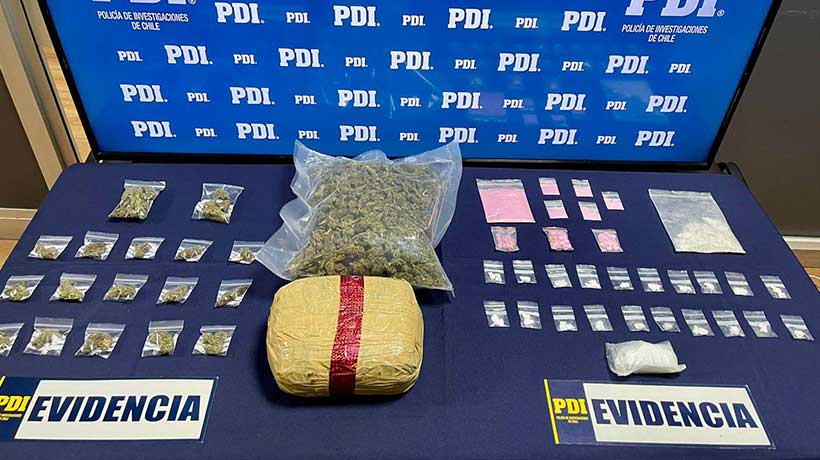 PDI detiene a dos extranjeros irregulares por vender drogas en el centro de Viña del Mar