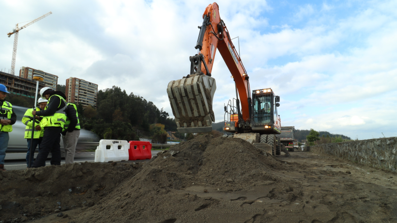 Se iniciaron las obras de ampliación de Avenida Costanera en Chiguayante