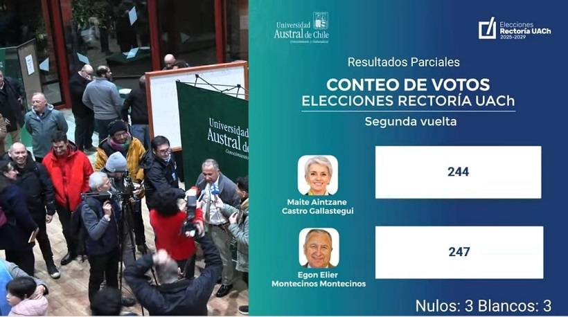 Egon Montecinos es el nuevo rector de la UACh para el periodo 2025-2029