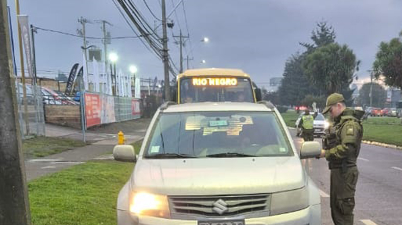 Ronda impacto deja más de 300 controles preventivos en Osorno