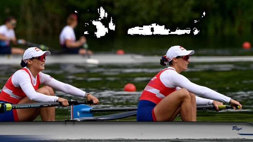 Las hermanas Abraham se instalaron en la semifinal de la Copa del Mundo de remo de Italia