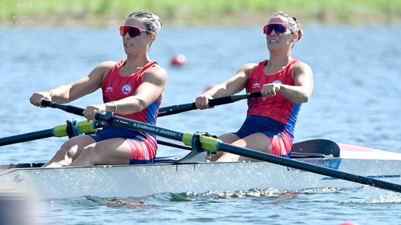 Hermanas Abraham se instalaron en la final de la categoría Dos Sin Femenino en la Copa del Mundo de remo en Italia