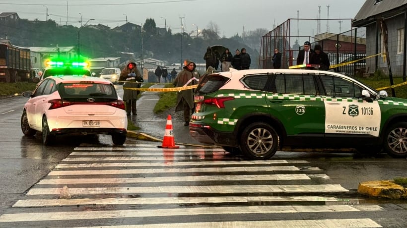 Joven de 23 años fue asesinado en Puerto Montt con arma blanca y en plena calle