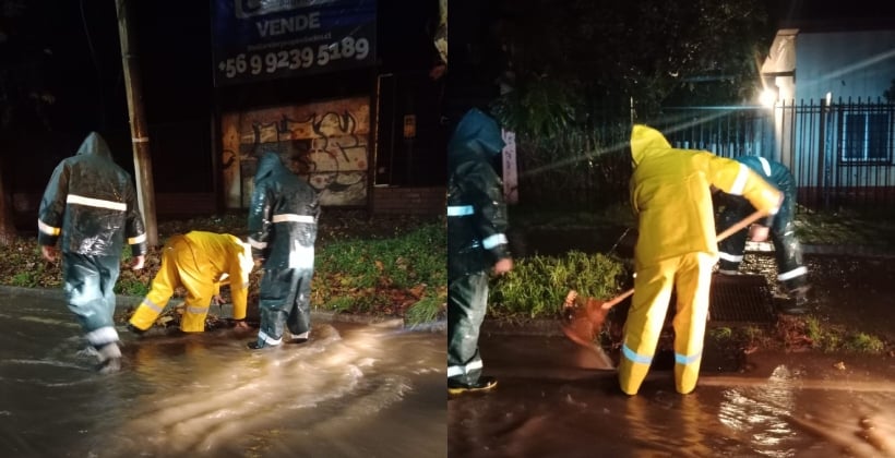 Hijuelas supera los 40 mm de lluvia sin mayores complicaciones y con equipos municipales desplegados