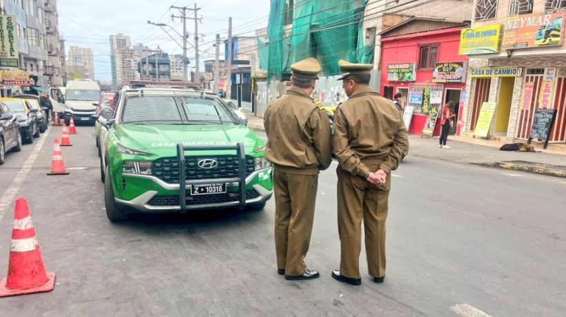 Detienen a nueve personas cometiendo delitos durante la última semana en sector Coliseo de Iquique