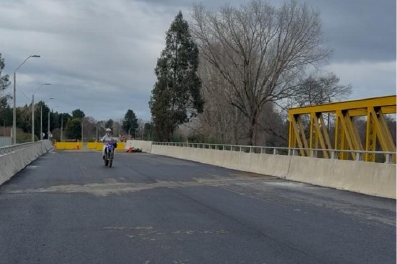 MOP habilitó tránsito para vehículos menores y de emergencia en nuevo puente Iñaque, en acceso sur a Máfil