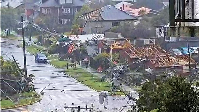 Condonarán servicios básicos a vecinos de Puerto Varas afectados por el tornado