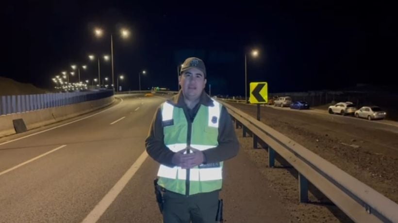 Motorista murió esta madrugada tras colisionar con otra motocicleta en la Ruta A-1 en Iquique