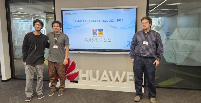 Estudiantes de la USM representaron a Chile en final latinoamericana de competencia tecnológica de Huawei