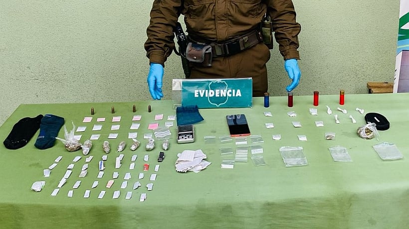 Desbarataron microtráfico de drogas en población Antonio Varas de Puerto Montt