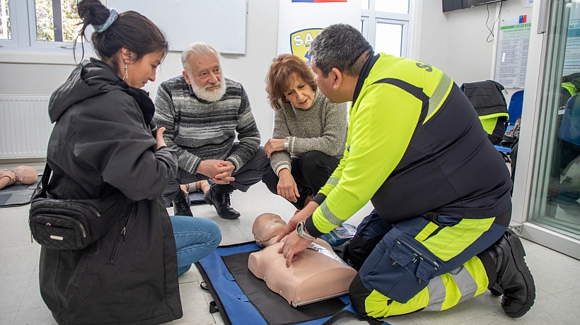 Sectores rurales de Puerto Varas se capacitan en reanimación cardiopulmonar