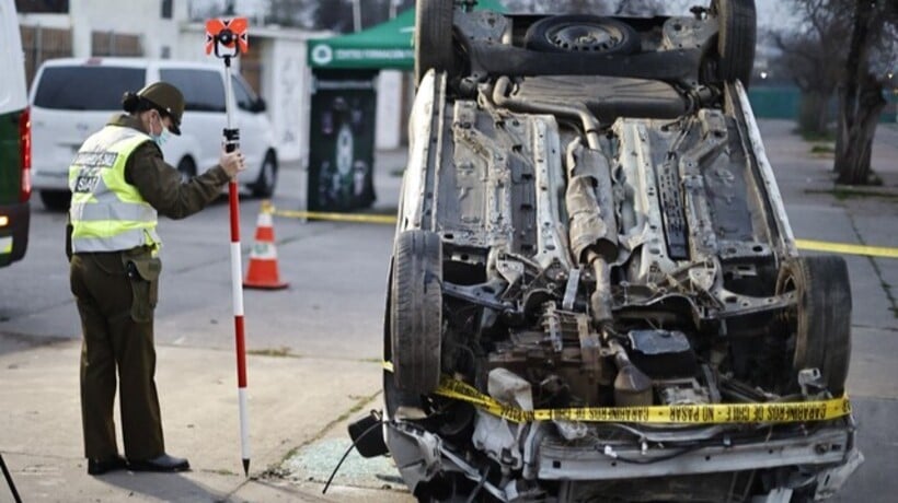 Accidente en Ruta 5 Sur deja una persona fallecida y otra grave a la altura de Padre Las Casas