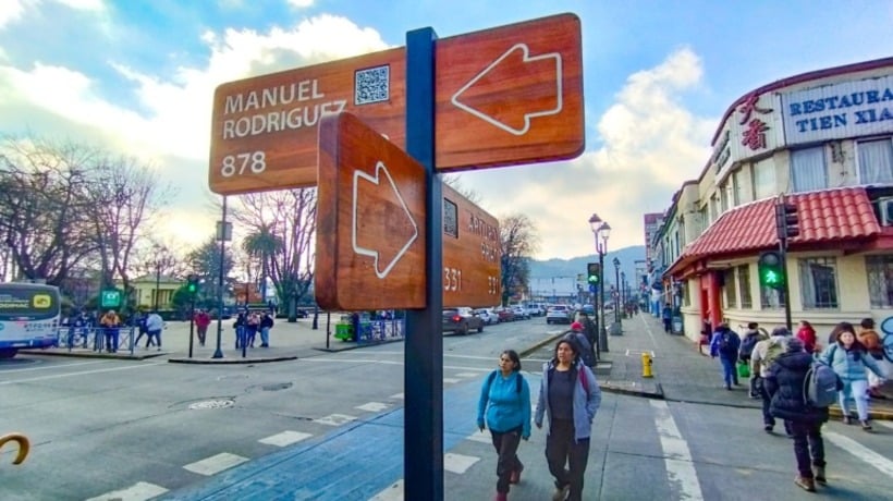 Instalan señaléticas con IA en las calles de Temuco