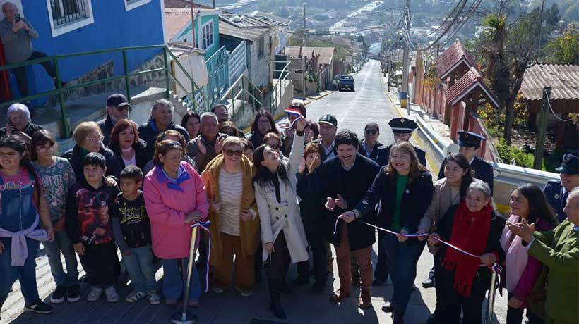 Anhelada reposición de calle de Chorrillos en Viña fue inaugurada tras años de espera