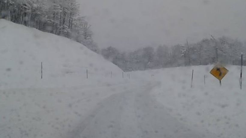 Suspenden tránsito por el paso Samoré tras fuertes nevadas