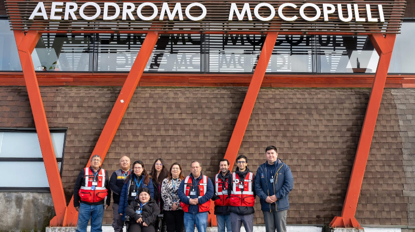 Fiscalización en Aeródromo de Mocopulli para accesibilidad universal