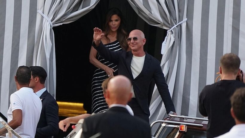 Comienzan en Venecia las celebraciones de la boda de Jeff Bezos y Lauren Sánchez