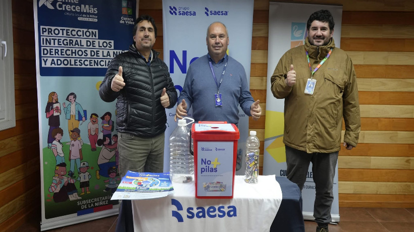 Curaco de Vélez se suma por cuarto año consecutivo a la campaña “No + Pilas” de Saesa
