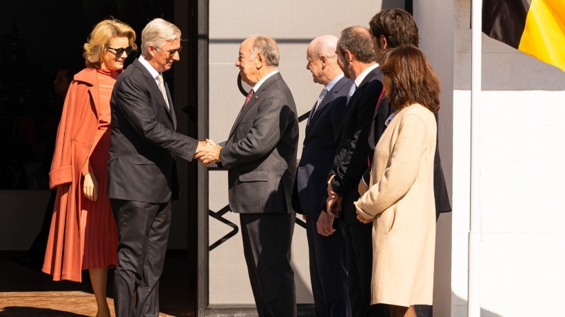 Reyes de Bélgica visitan planta Enaex en Mejillones y destacan la cooperación industrial entre ambos países