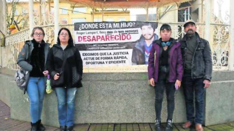 Familiares de Roger Lampert piden que la búsqueda continue