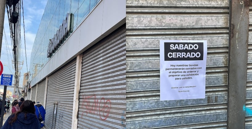 Tiendas Corona cerró este sábado tras furor por liquidación total: todo a $5.000