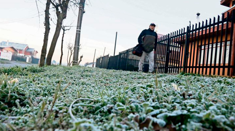 Ola de frío: Con -10 grados amanecen comunas de La Araucanía