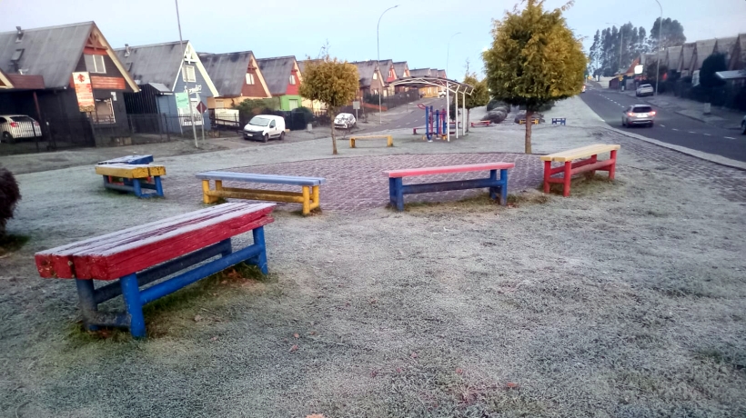 Sigue bajando la temperatura en Puerto Montt: la mínima fue de -8,1°C este lunes