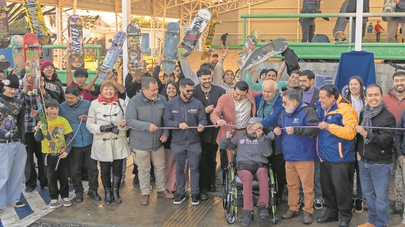 Paillaco tiene primer skatepark techado de la región