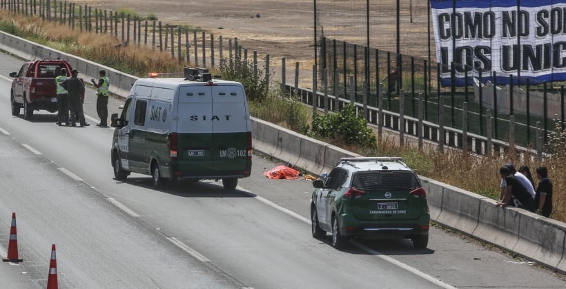 Dulcera murió atropellada en la Ruta 5 Norte: cruzó en lugar no habilitado