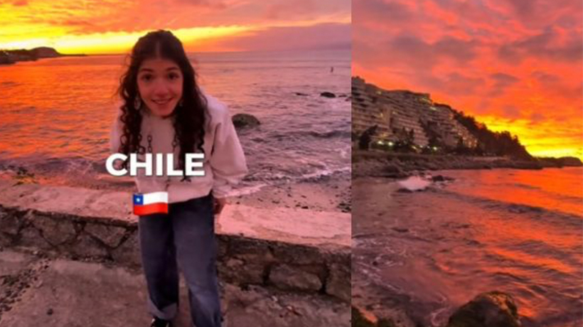 Atardecer de ensueño en Algarrobo conquista a turista española: “Nunca vi algo igual”