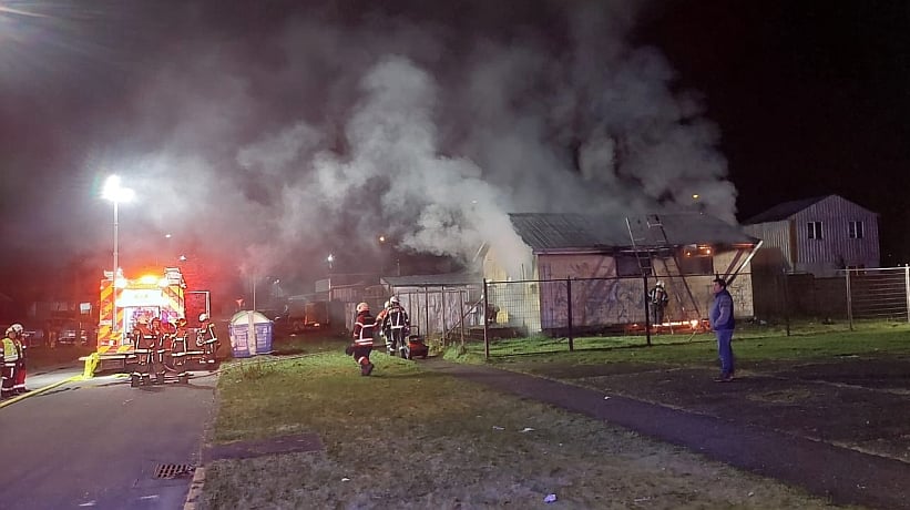 Sede social de Alerce resultó destruida en un incendio estructural