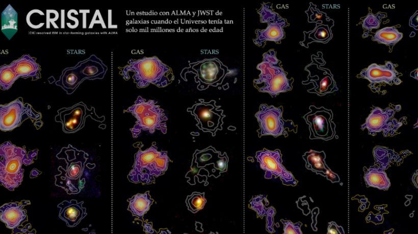 Alma capta detalles inéditos de cómo se formaron las primeras galaxias del universo