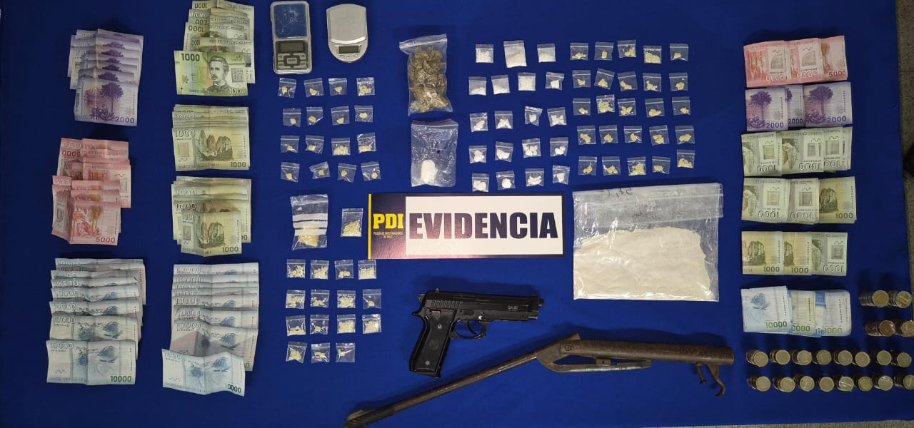 Detienen a clan familiar dedicado al microtráfico de drogas en Lautaro