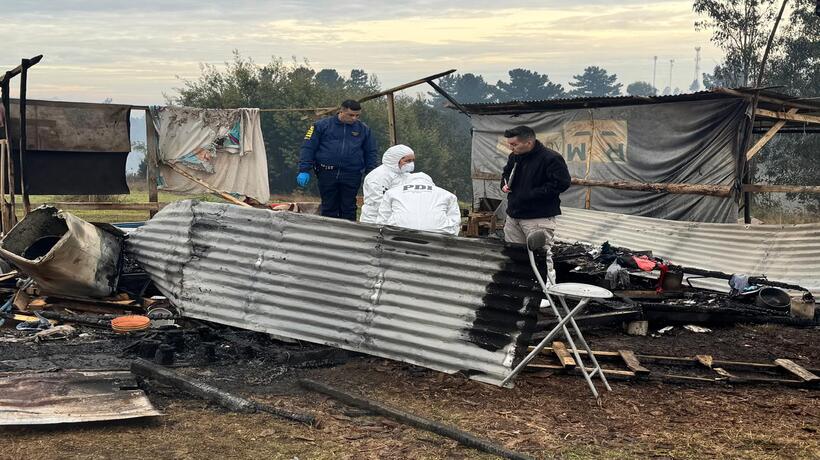 Encuentran a mujer fallecida en incendio en campamento Nuevo Milenio de Temuco