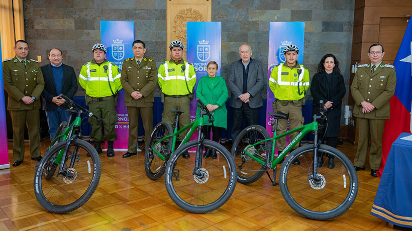 Entregan bicicletas de alta gama para patrullajes de Carabineros en Osorno