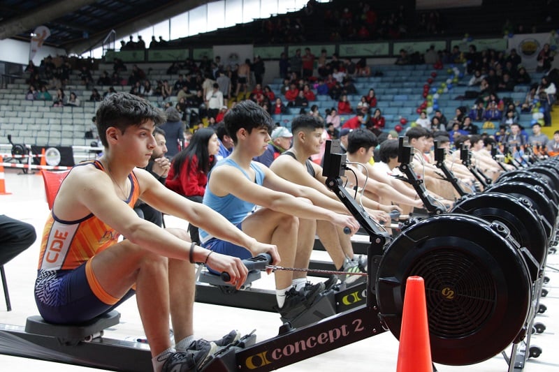 Nacional de Remo Ergómetro reúne a 600 deportistas de 25 clubes del país hoy y mañana en Valdivia