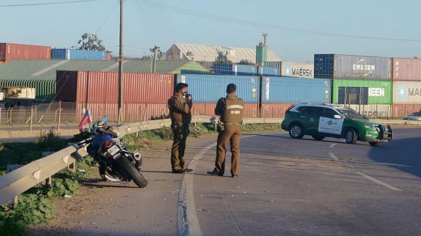 Motociclista está en riesgo vital tras chocar y salir eyectado en la ruta Motociclista está en riesgo vital tras chocar y salir eyectado en la ruta