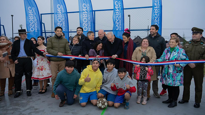 Osorno: Inauguran multicancha brisas de Mirasur en Rahue Alto Osorno: Inauguran multicancha brisas de Mirasur en Rahue Alto