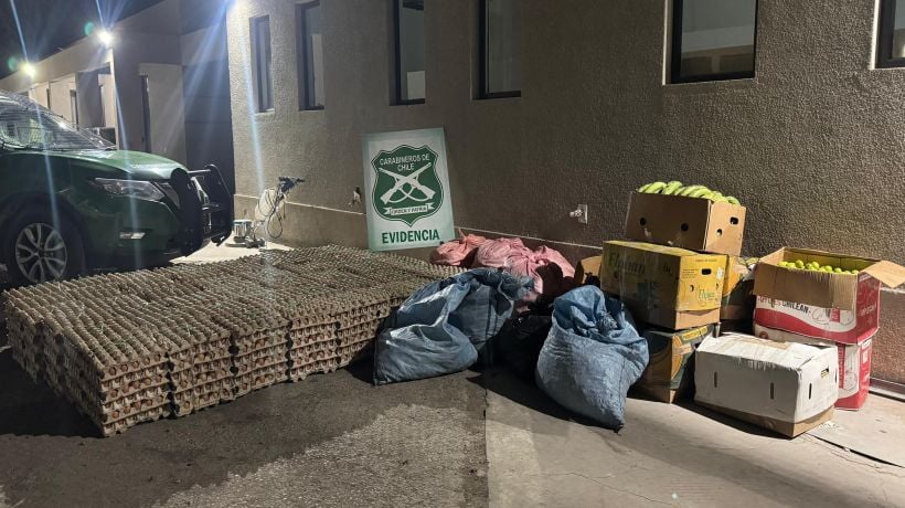 Sorprenden a sujeto que transportaba alimentos de contrabando en Tarapacá Sorprenden a sujeto que transportaba alimentos de contrabando en Tarapacá