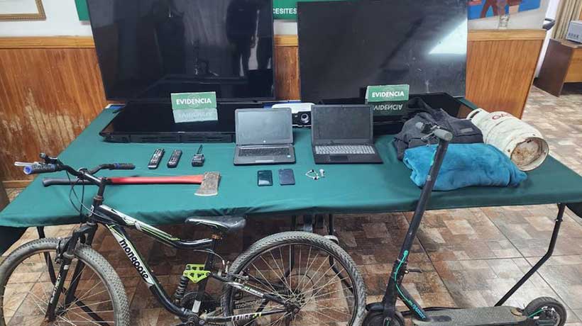 Carabineros detiene a una persona y recupera especies robadas en Quilpué Carabineros detiene a una persona y recupera especies robadas en Quilpué