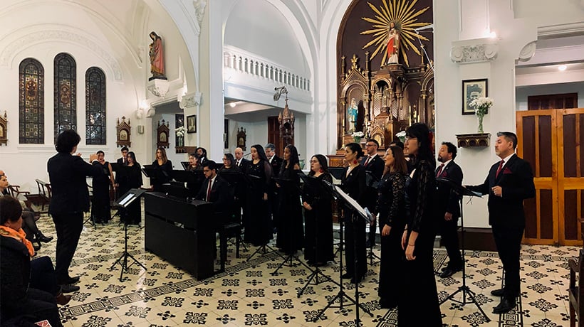 Coro de Cámara PUCV se presentará gratuitamente el sábado en La Cruz Coro de Cámara PUCV se presentará gratuitamente el sábado en La Cruz