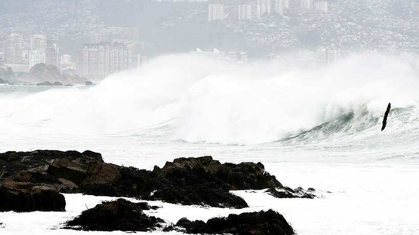 Alertan nuevo aviso de marejadas para las costas del país