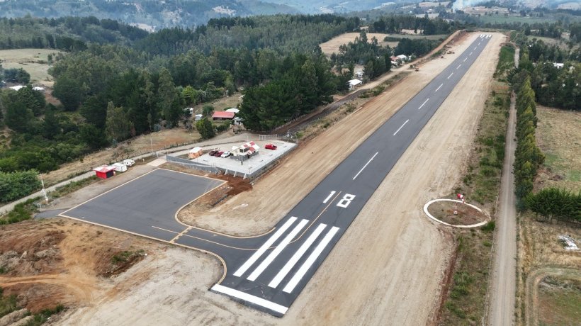 Un 92% de avance alcanzan las obras de conservación de los aeródromos de Tirúa y Lebu Un 92% de avance alcanzan las obras de conservación de los aeródromos de Tirúa y Lebu
