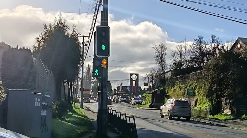 Sincronización de semáforos en sector Ten Ten de Castro