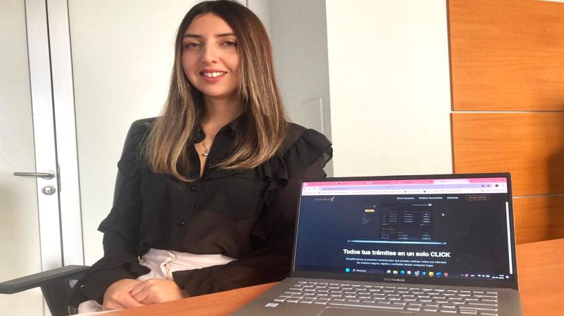 Emprendedora de Tarapacá desarrolla notaría virtual